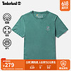 Timberland 男款短袖T恤24春夏户外休闲透气|A42YU A42YUCL6/蓝绿色 XL