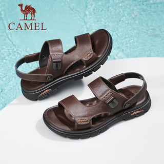 骆驼（CAMEL）2024夏季新款商务凉鞋舒适软弹休闲通勤两穿男鞋 G14M211623