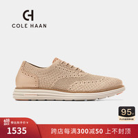 colehaan/歌涵 男士运动鞋 24年夏透气时尚轻盈舒适针织网面休闲鞋C39508 卡其色 40