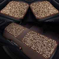 车优友（CEYOYO）菩提子汽车坐垫木珠单片夏天透气后排三件套货车汽车座垫夏季凉垫 米花色-前排2片+后排1片 宋PLUS新能源ModelY元PLUS宋Pro