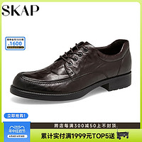 88VIP：SKAP 圣伽步 新商场同款系带商务正装男士真皮鞋A1P06CM2