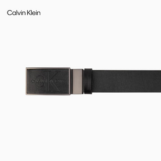 Calvin KleinJeans【父亲节】男士双面用ck板扣平滑扣牛皮腰带HC589H38