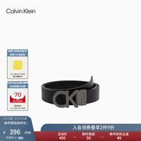 Calvin KleinJeans【父亲节】男士双面ck金属字母带头牛皮腰带HC551H19
