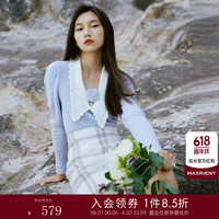 MAXRIENY午夜巴黎针织衫毛衫冬季新款上衣女 黑色