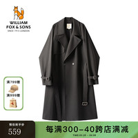 William fox&sons威廉福克斯 男装 2024春季新款设计师概念新款立体裁剪风衣外套男