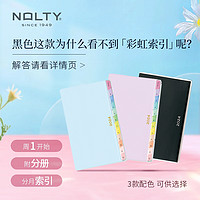 NOLTY PAGEM周一周计划小型版彩虹索引能率手帐2201 2202 2203横区笔记型日文版手帐本