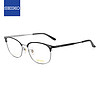 SEIKO 精工 眼镜框男款全框钛材眼镜架HC3012 193+依视路单光1.67