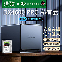 百億補貼：SEAGATE 希捷 UGREEN 綠聯 DX4600 Pro 4盤位NAS（奔騰N6005、8GB）