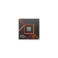 AMD 銳龍R5 7600X盒裝CPU臺式機電腦處理器AM5支持D5內存
