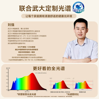 欧普照明欧普（OPPLE）LED全光谱吸顶灯客厅卧室书房简约现代智能灯具灯饰套餐致晓TC A4【两室2厅】4灯