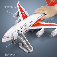 KIV 卡威 大號飛機模型航空飛機兒童玩具合金客機仿真模型擺件男孩生日禮物