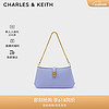 CHARLES & KEITH CHARLES&KEITH23早春新品CK2-20671343女士蓬蓬金属扣饰单肩腋下包 Lilac浅紫色 M