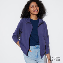 uniqlo优衣库upf100女装刘恋同款airism防紫外线网眼开衫防晒465748