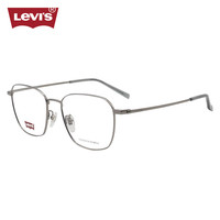 李维斯(Levi's)眼镜框近视眼镜架LV7162/6LB+依视路钻晶膜岩1.67镜片 6LB枪灰色