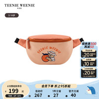 Teenie Weenie Kids小熊童装24夏季男童大容量时尚可爱胸包 橙色 FRE