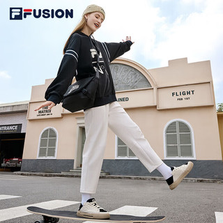 FILA FUSION斐乐官方潮牌WALLRIDE DX女鞋场下一脚蹬帆布鞋滑板鞋