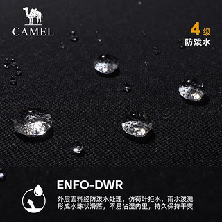 骆驼 CAMEL【西门吹雪】户外极寒羽绒服男女中长西伯利亚鹅绒外套 A33CAF0001，暖白，男女同款 XS