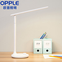 OPPLE 欧普照明 LED台灯插电款旋钮调光-白色款