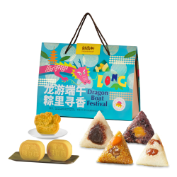 御品轩 悦礼端午粽子礼盒装多味鲜肉蜜枣豆沙八宝1000g节日礼品团购福利