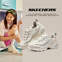 SKECHERS 斯凯奇 夏季新款休闲透气复古运动鞋女经典厚底鞋熊猫鞋增高老爹鞋