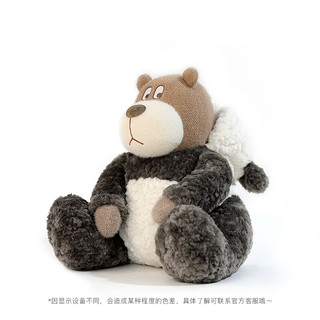 小熊汉斯小熊汉斯熊猫毛绒玩偶安抚创意潮流儿童毕业季 变身熊猫 S