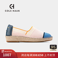 colehaan/歌涵 女士乐福鞋 2024春夏新款网面透气通勤轻巧休闲鞋W30067 樱草色/黑色/蓝色 3