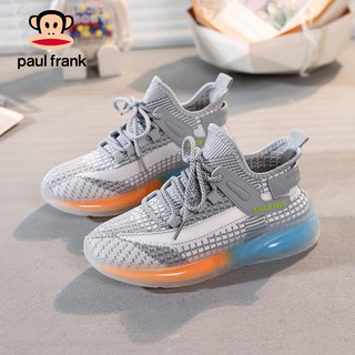 Paul Frank/大嘴猴透气飞织网面椰子鞋女2024春夏女鞋运动鞋