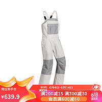 DECATHLON 迪卡侬 滑雪裤背带裤宽松保暖防水工装BIB500月岩灰XL5103626