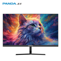 PANDA 熊猫 23.8英寸 FHD 原生100Hz IPS高清面板 滤蓝光不闪屏 家用办公轻电竞显示器 可壁挂Q24F4