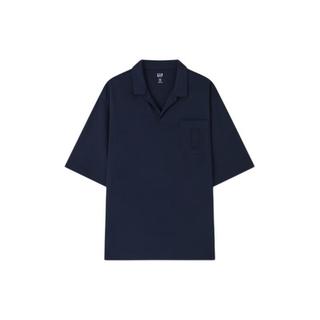 Gap 盖璞 男士吸湿速干凉感短袖POLO衫 464159 海军蓝 L