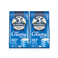 88VIP：DEVONDALE 德运 澳洲进口德运全脂高钙成人中老年青少年营养早餐牛奶粉1kg*2袋