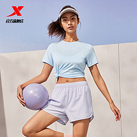 XTEP 特步 速干運動套裝 衣服＋褲子2024夏季訓練瑜伽服