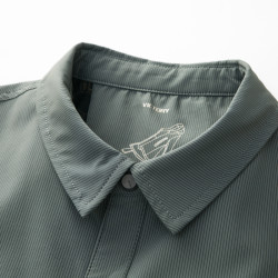 snowflying雪中飞2024春秋新款男士翻领衬衫领休闲夹克外套简约纯色不