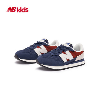 new balance NewBalance nb童鞋4~7岁男女童秋网面轻便运动鞋237