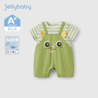 JELLYBABY【2024夏季上新】男宝宝哈衣夏装婴幼儿短袖爬服夏款婴儿连体衣夏