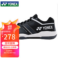 YONEX 尤尼克斯 羽毛球鞋动力垫减震透气比赛训练运动鞋SHBSF1EX黑40码