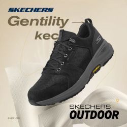 skechers斯凯奇秋冬季男复古潮流健步鞋户外休闲徒步轻便运动鞋