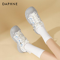 DAPHNE 达芙妮 镂空运动凉鞋女款2024新款夏季徒步登山鞋女户外丑萌老爹鞋