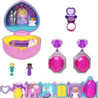 移动专享：POLLY POCKET 纪念品系列 皇家舞会珠宝套装，独角兽城堡主题