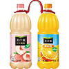 美汁源 果粒橙 汁汁桃桃 组合装 1.25L*2瓶-t
