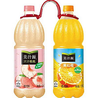 美汁源 果粒橙 汁汁桃桃 组合装 1.25L*2瓶-t