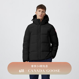 CANADA GOOSE Wyndham 男士派克大衣经典升级羽绒服 2048M 61 黑色 M