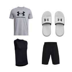 UNDER ARMOUR 安德玛 男士短裤+背心+T恤+拖鞋