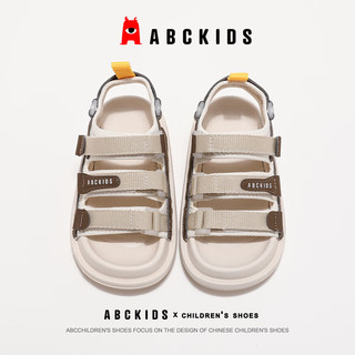 ABCKIDS童鞋男童凉鞋2024夏季新品中大童防滑轻便鞋子男孩帅气儿童沙滩鞋