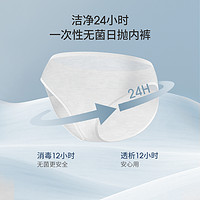 EMXEE 嫚熙 一次性内裤产后坐月子用品纯棉免洗大码内裤女9盒36条