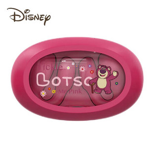 Disney 迪士尼 C25真无线夹耳式蓝牙耳机 开放不入耳骨传导概念运动跑步音乐降噪挂耳 玫红色 草莓熊