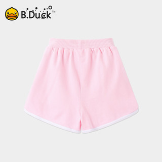 B.Duck小黄鸭童装女童裤子夏季薄款儿童短裤纯棉2024新款女孩夏装