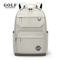 今日必买：GOLF 高尔夫 双肩包运动休闲旅行包防泼水通勤包 款式13-淡绿（买一赠二）