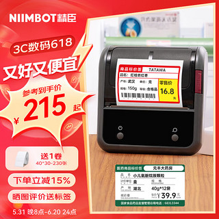 NIIMBOT 精臣 IIMBOT 精臣 B3S打印机灰色