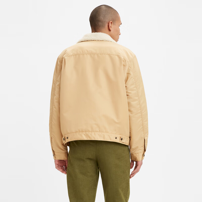 Levi's李维斯23秋季新款男士仿羊羔绒夹克外套复古潮流保暖舒适百搭 